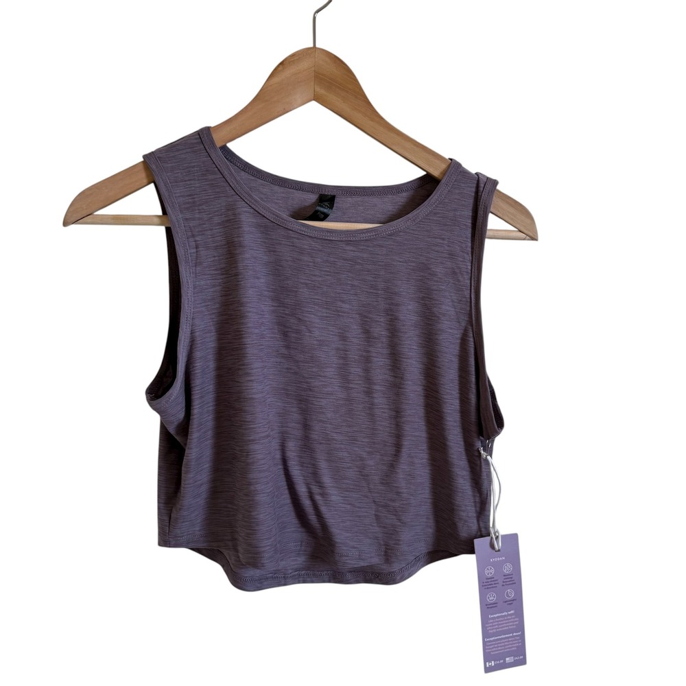 KYODAN‎ Women's Cropped Tank Top Sleeveless Athletic Workout Top - S/XS
